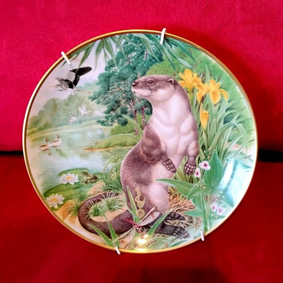 Woodland Creatures Plates Set Of 6 Kaiser For Hamilton Collection #s 2-5, 7, 8 - Picture 13 of 14